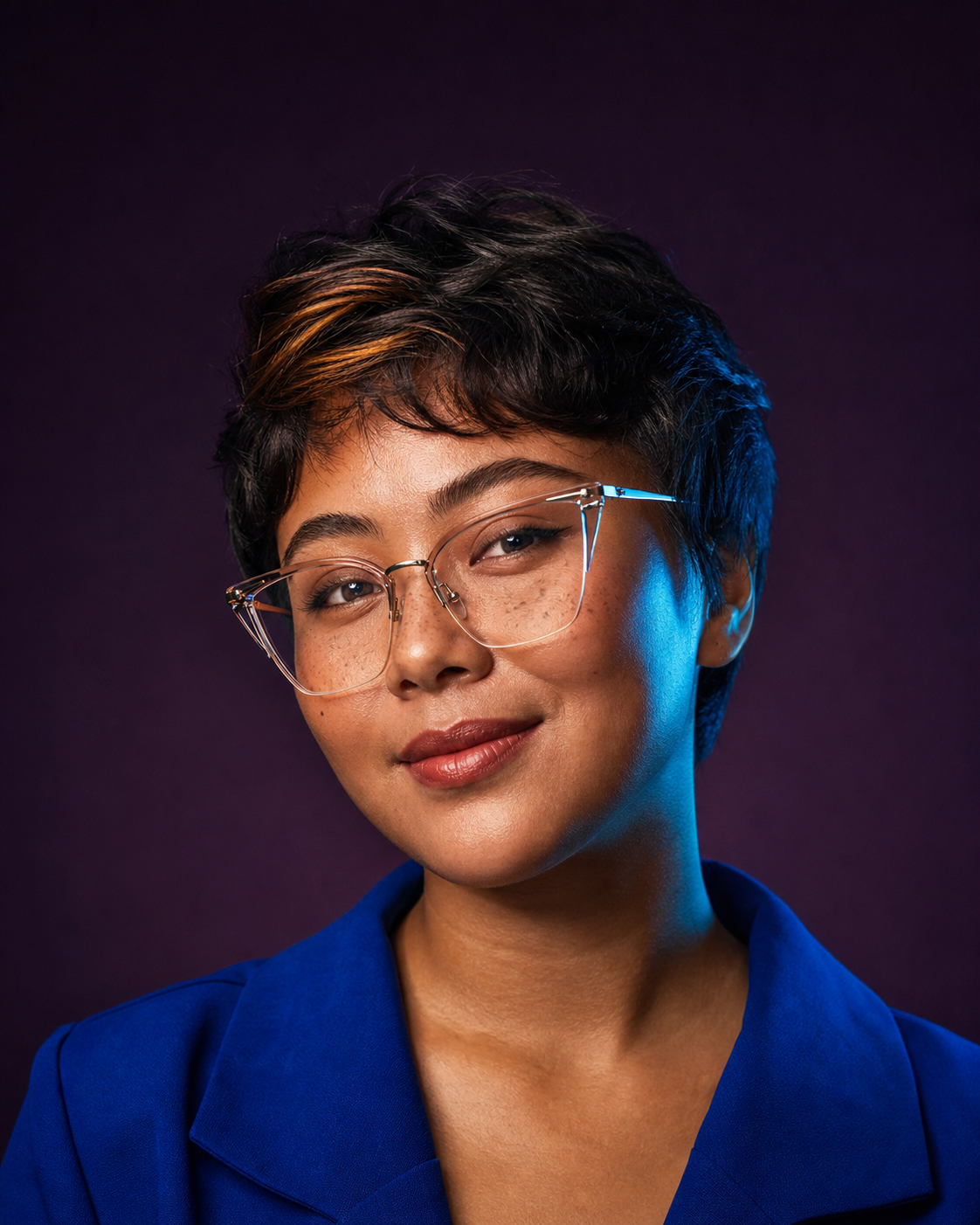 Creative color portrait