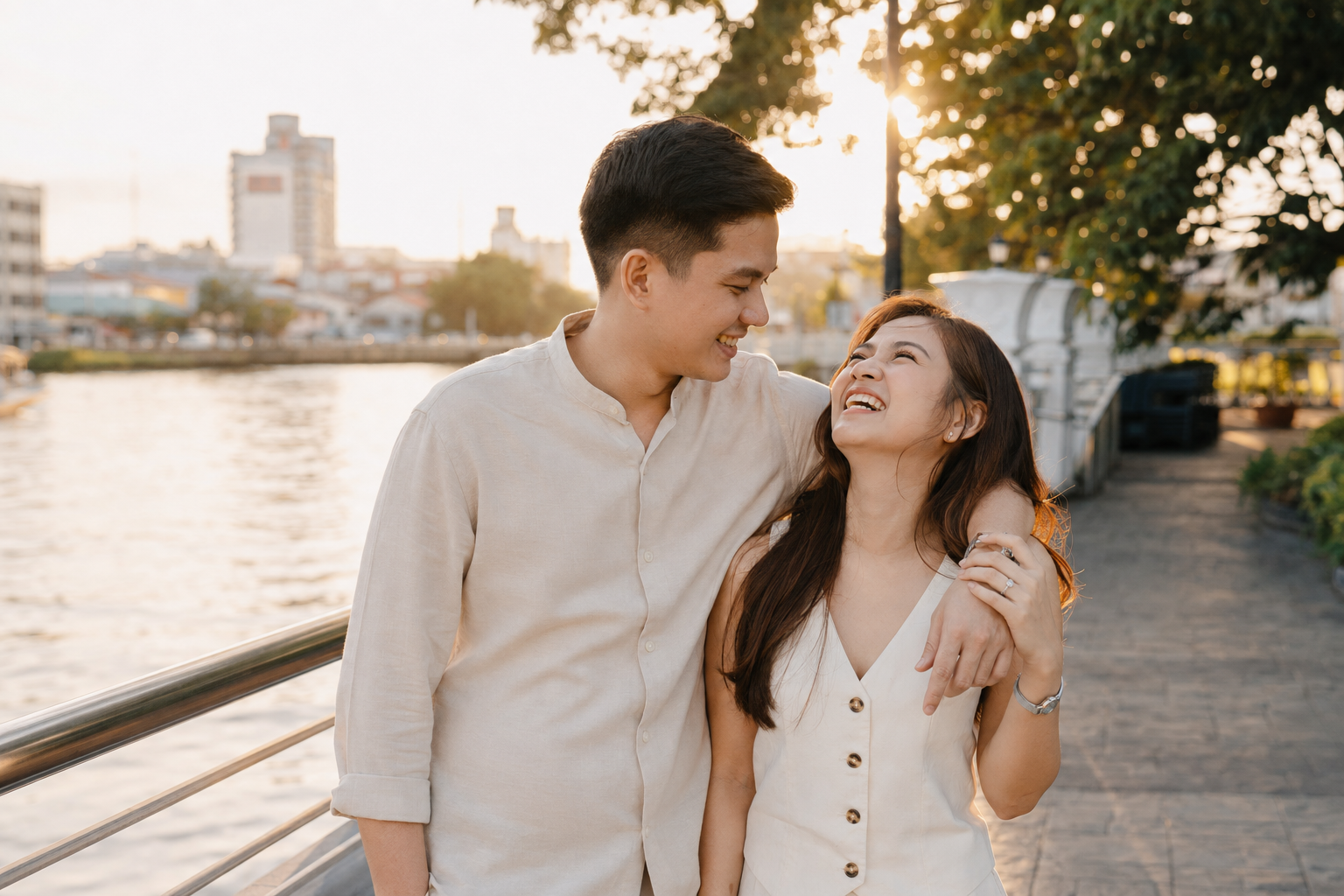 Outdoor couple session