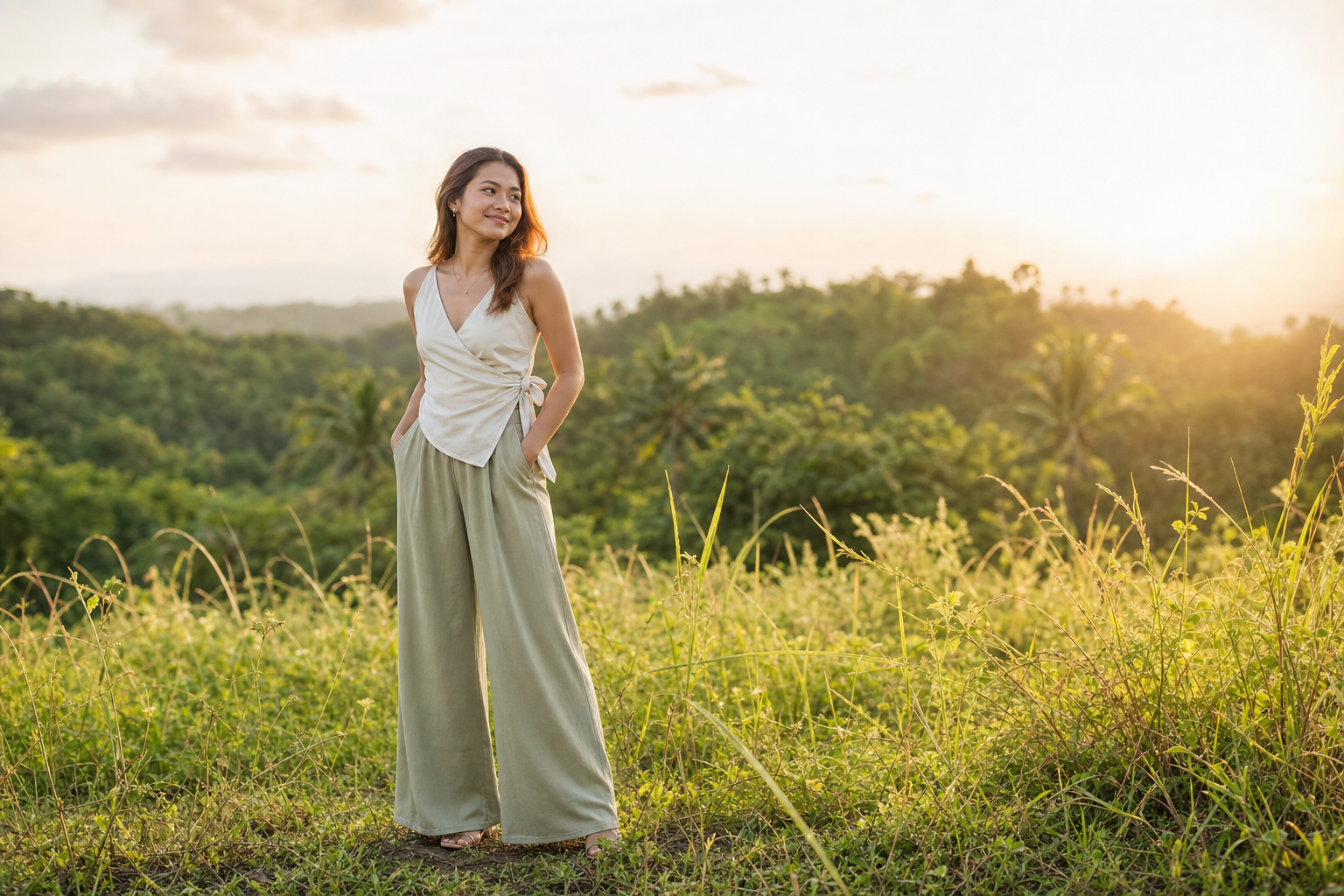 Golden-hour nature portrait